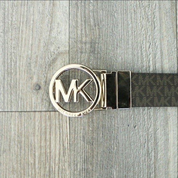 SOLD Michael Kors monogram belt MK buckle - Picture 3 of 5